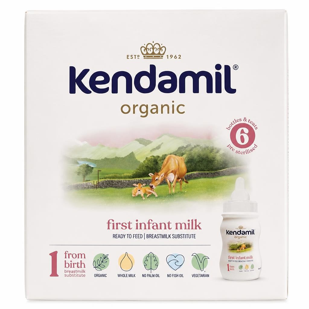 Kendamil Organic Ready to Feed First Infant Milk 6x70ml