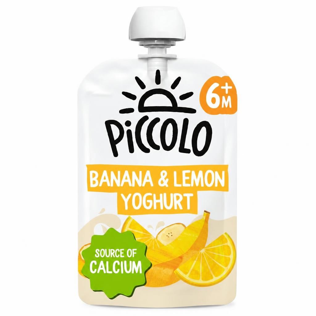 Piccolo Baby Organic Banana & Lemon Greek-Style Yoghurt 100g