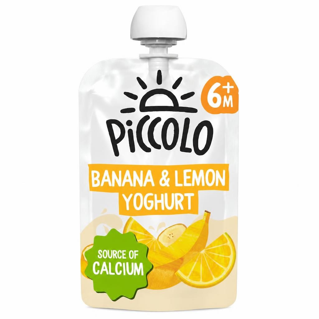 Piccolo Baby Organic Banana & Lemon Greek-Style Yoghurt 100g