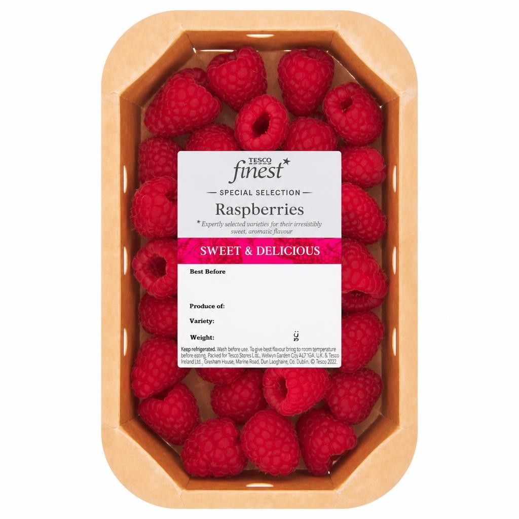 Tesco Finest Raspberries 150G