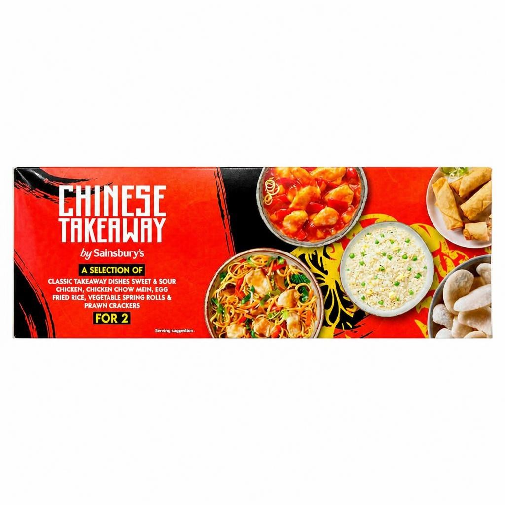 Sainsbury's Chicken Chow Mein & Sweet & Sour Chinese Takeaway Box (Serves 2)