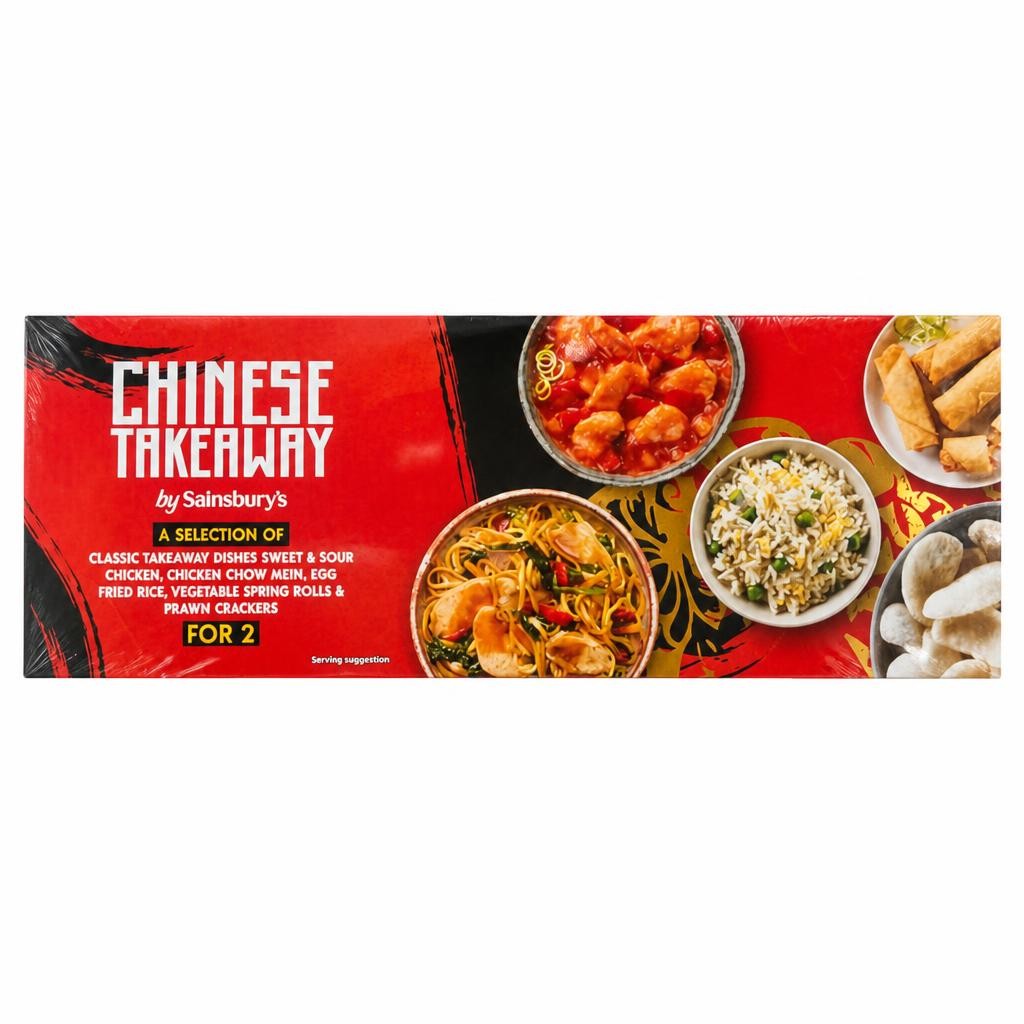 Sainsbury's Chicken Chow Mein & Sweet & Sour Chinese Takeaway Box (Serves 2)