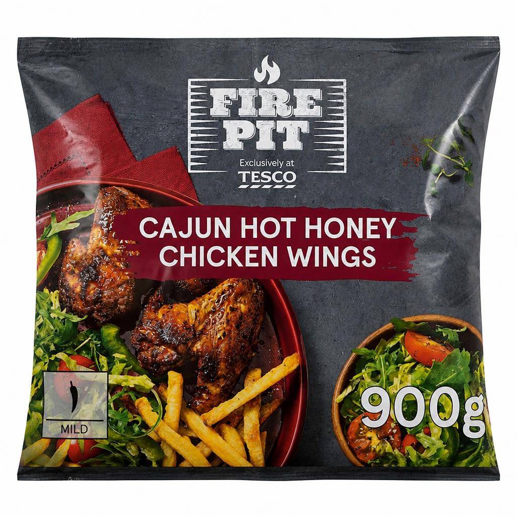 Fire Pit Cajun Hot Honey Wings 900g