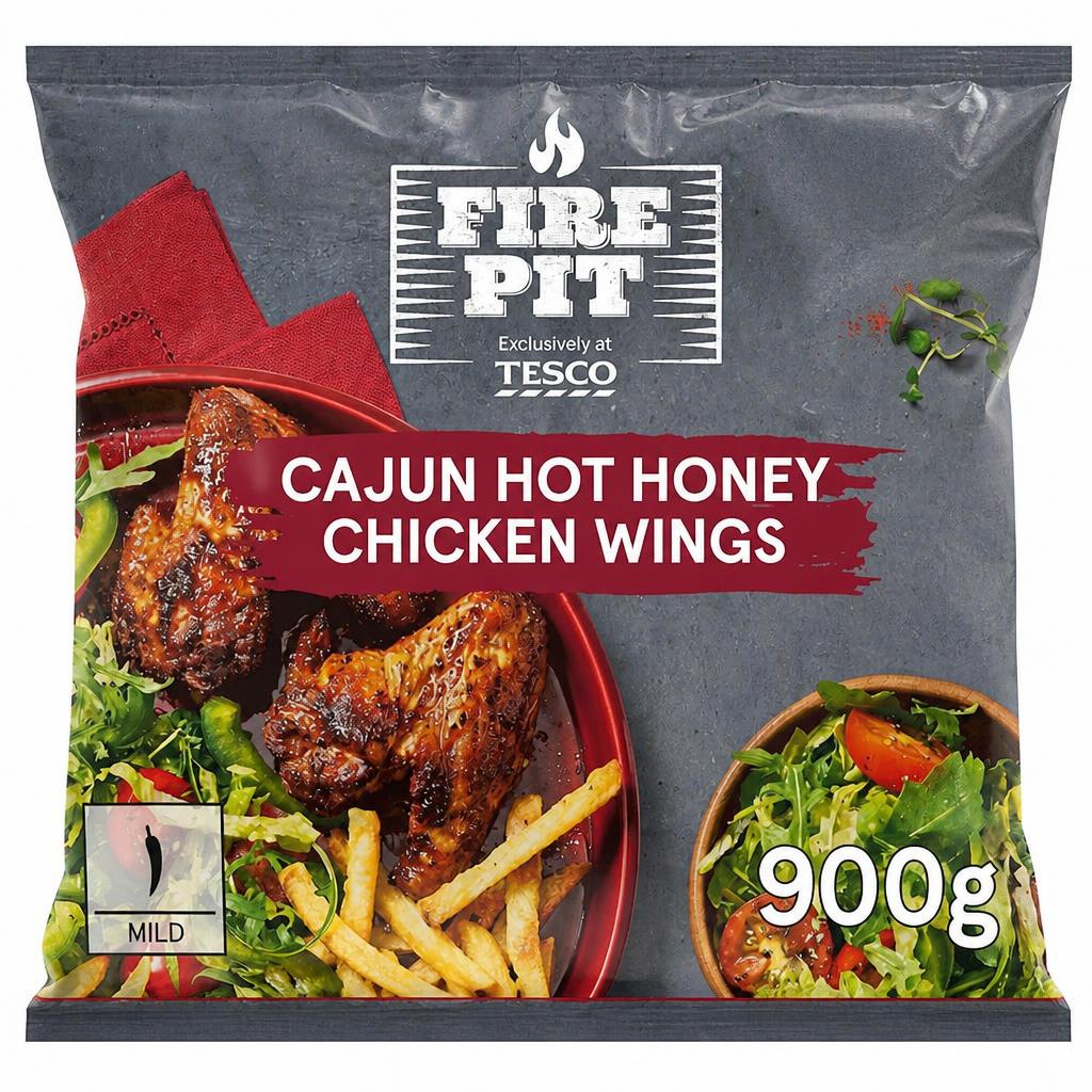 Fire Pit Cajun Hot Honey Wings 900g