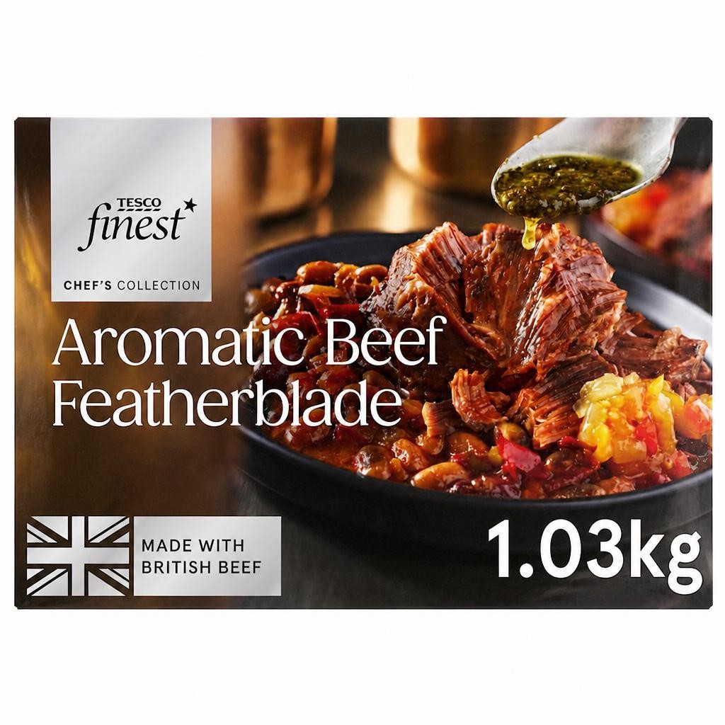 Tesco Finest Chef's Collection Aromatic Beef Featherblade 1.03kg