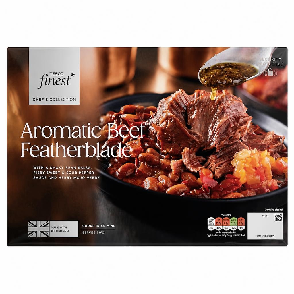 Tesco Finest Chef's Collection Aromatic Beef Featherblade 1.03kg