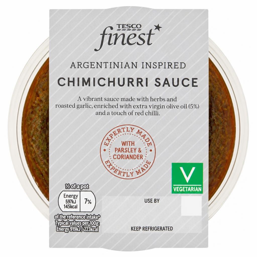 TESCO Finest Argentinian Inspired Chimichurri Sauce 130g
