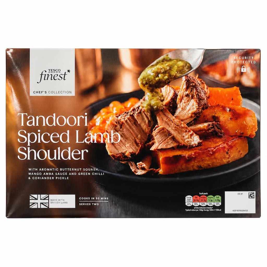 Tesco Finest Chef's Collection Tandoori Spiced Lamb Shoulder 960g