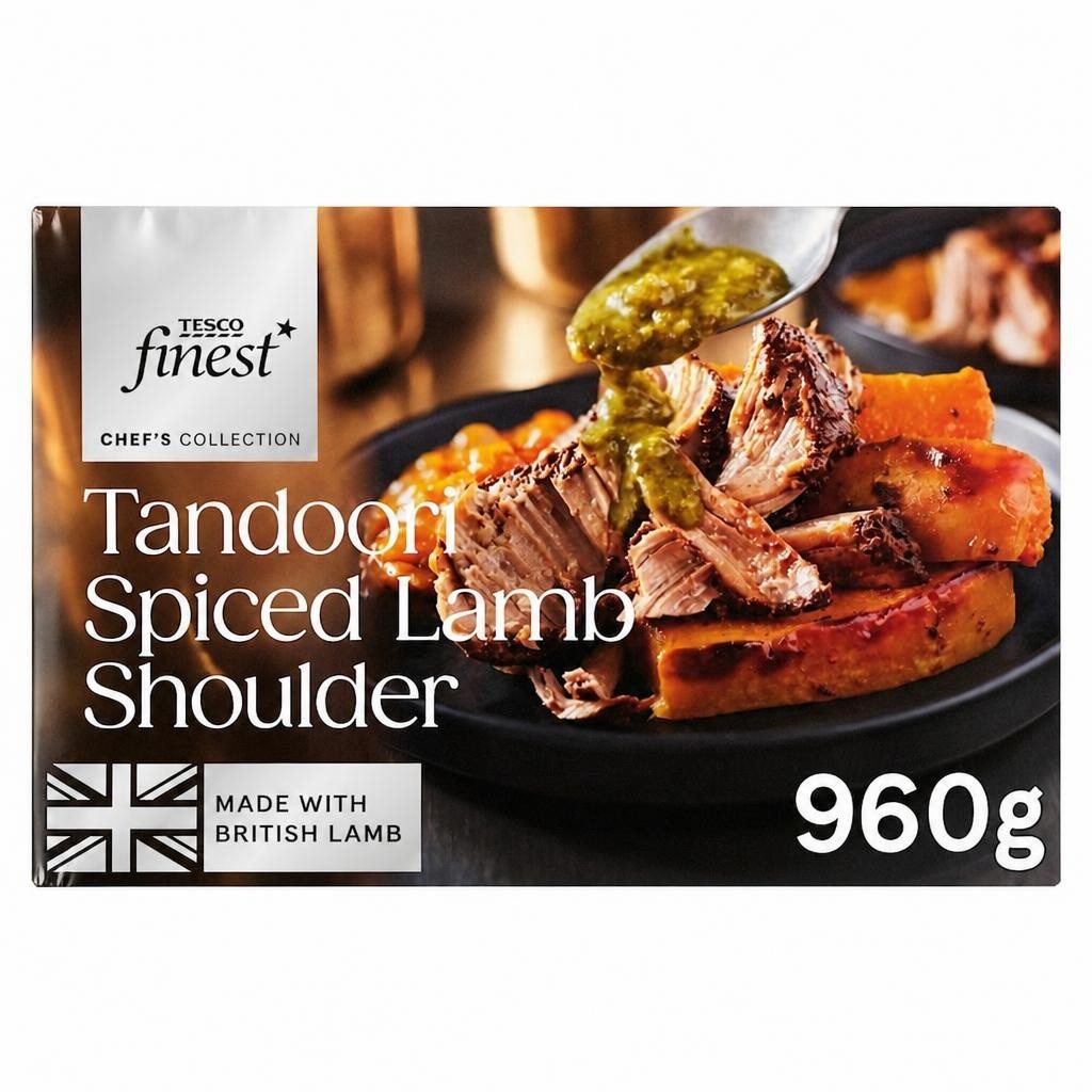 Tesco Finest Chef's Collection Tandoori Spiced Lamb Shoulder 960g