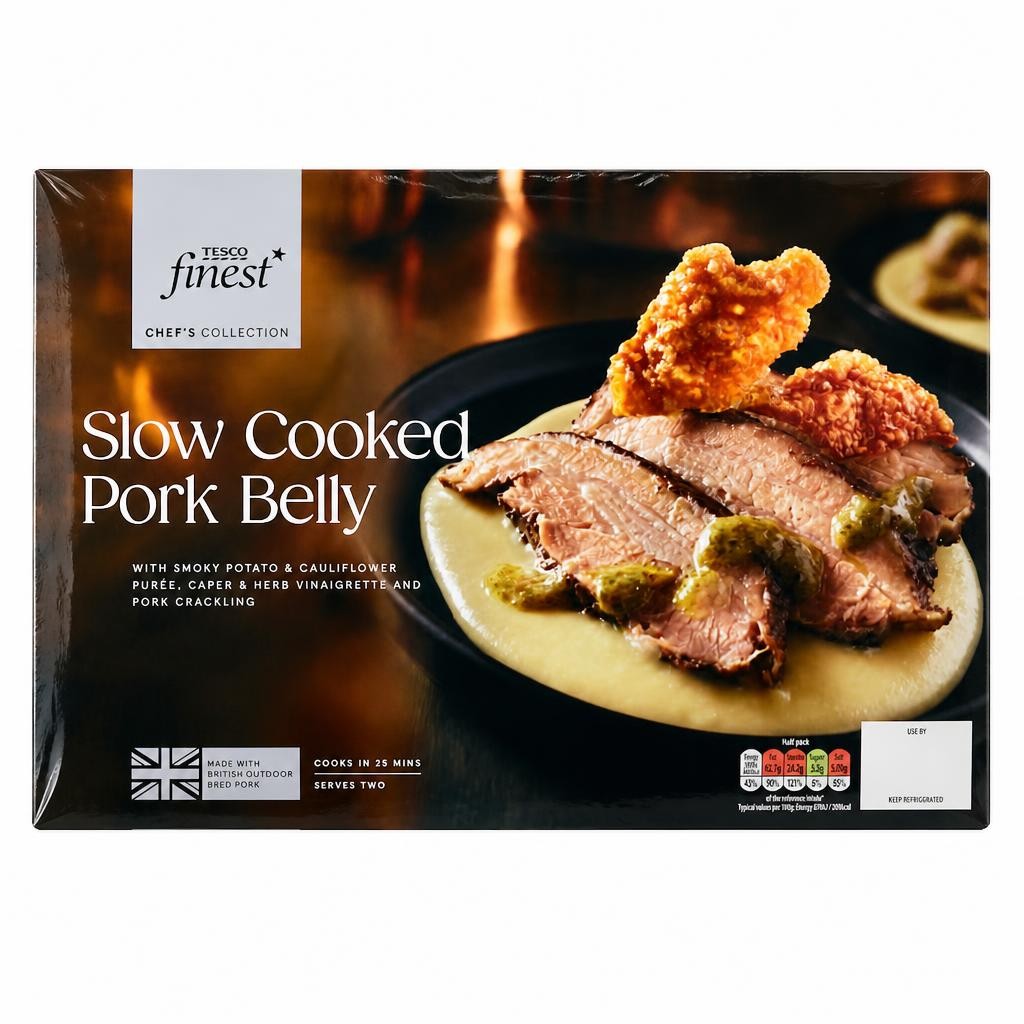 Tesco Finest Chef's Collection Slow Cook Pork Belly 780g