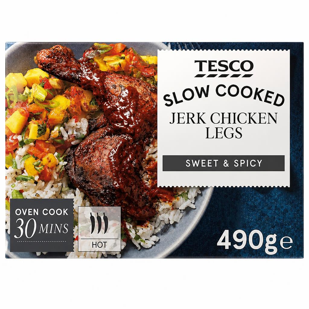 Tesco Slow Cooked Jerk Chicken Legs 490g