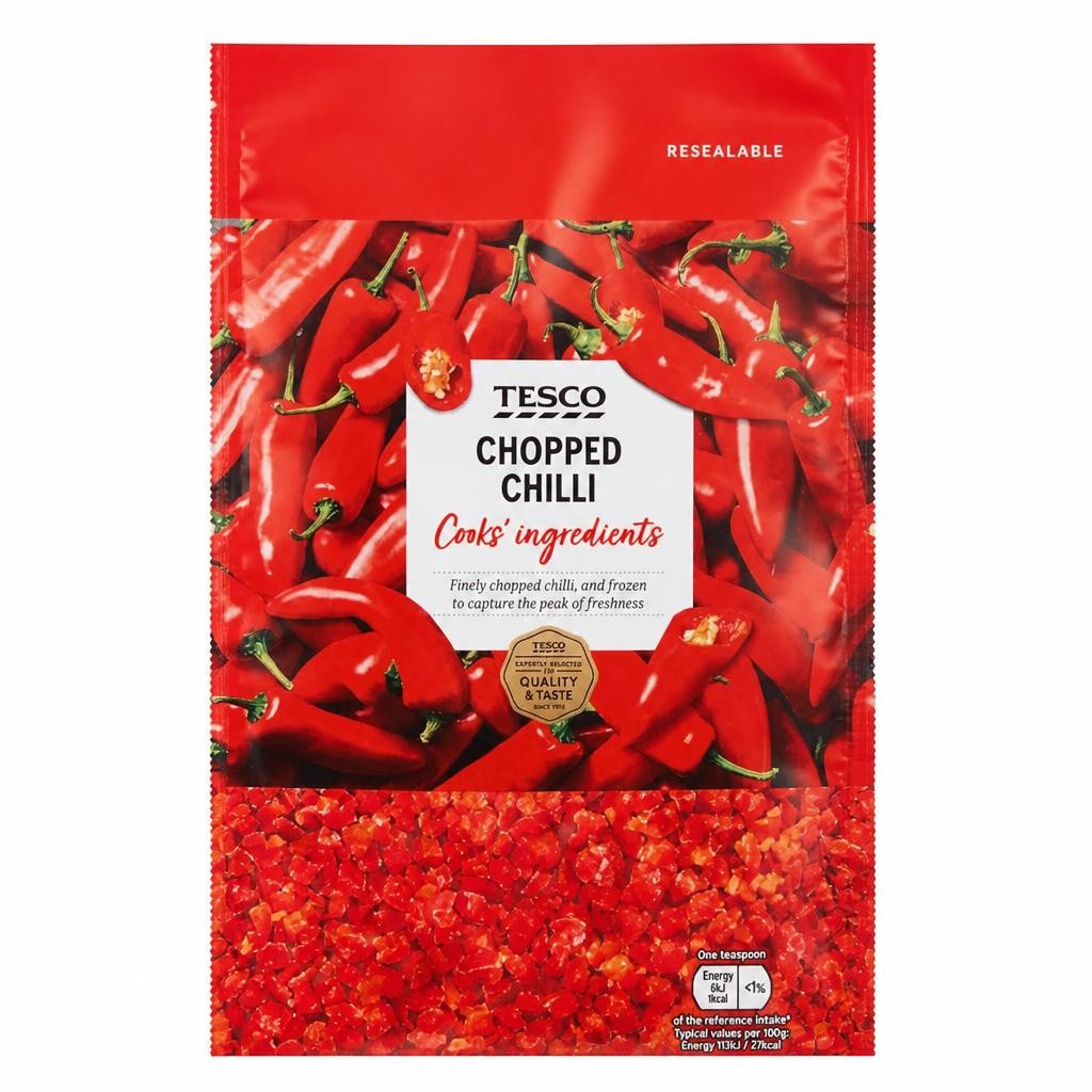 Tesco Chopped Chilli 75g