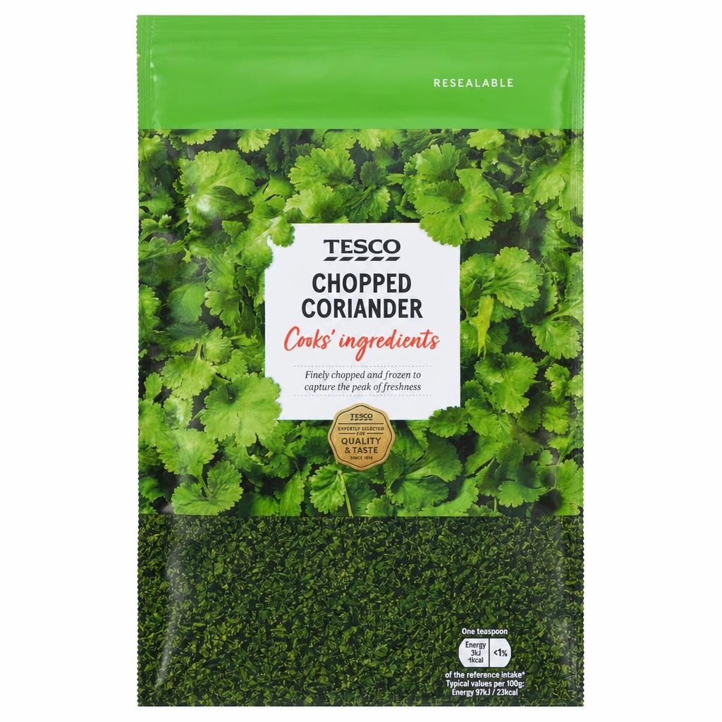 Tesco Chopped Coriander 50g
