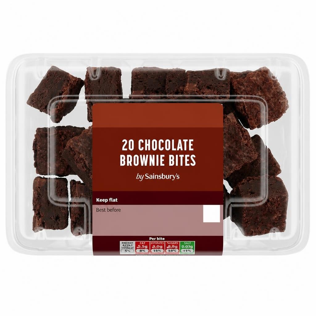 Sainsbury's 20 x Brownie Mini Bites