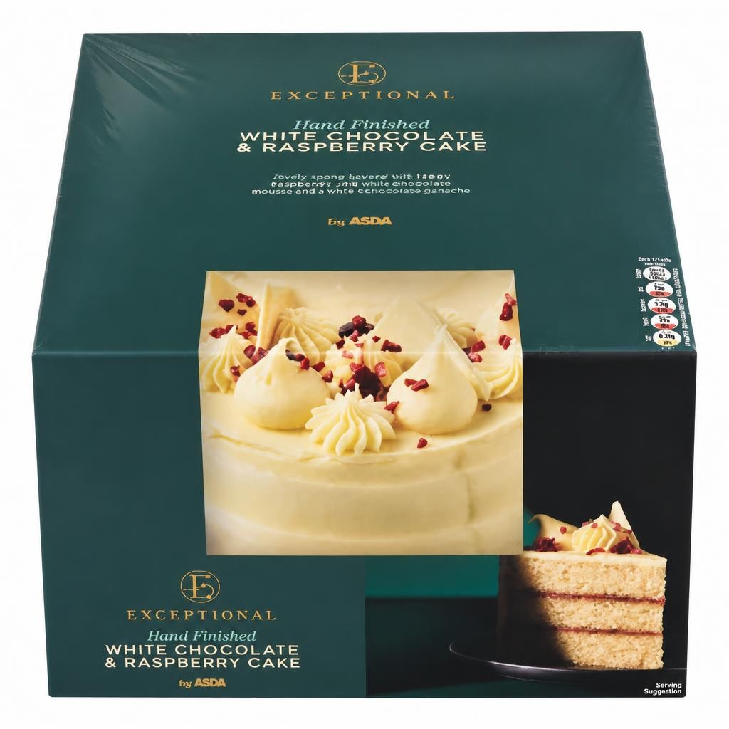 Exceptional by ASDA Exceptional by  White Chocolate & Raspberry Cake