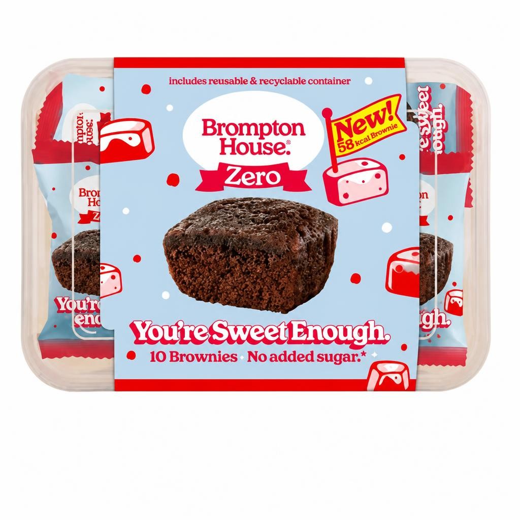 Brompton House Zero Brownies 10 x 20g (200g)