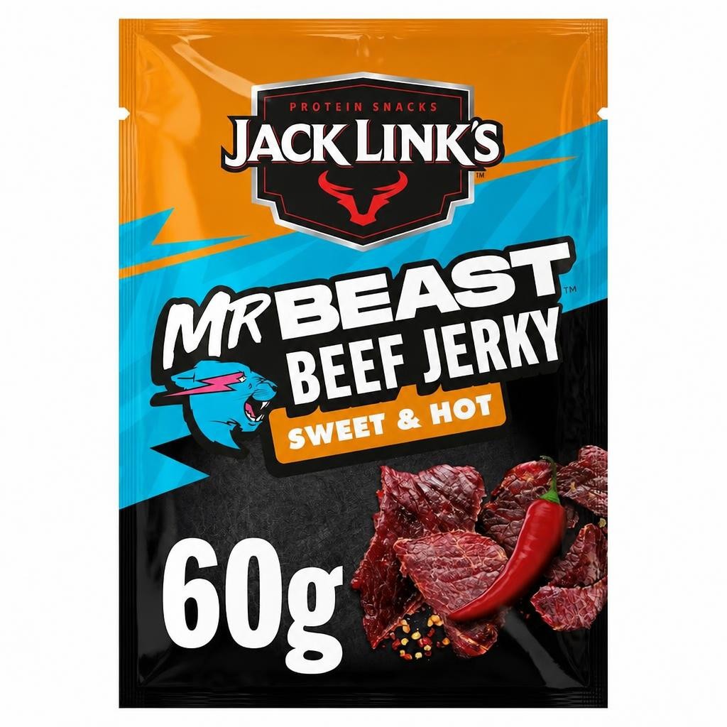 Jack Links Beef Jerky Sweet & Hot 60g