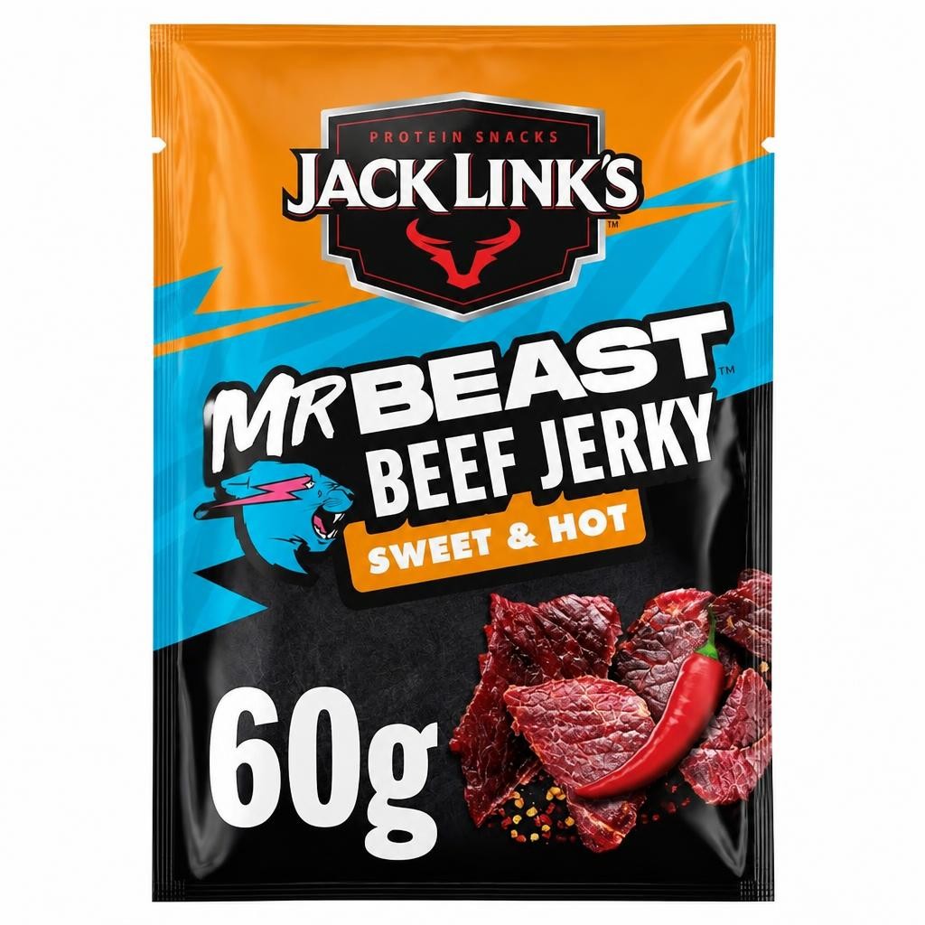 Jack Links Beef Jerky Sweet & Hot 60g