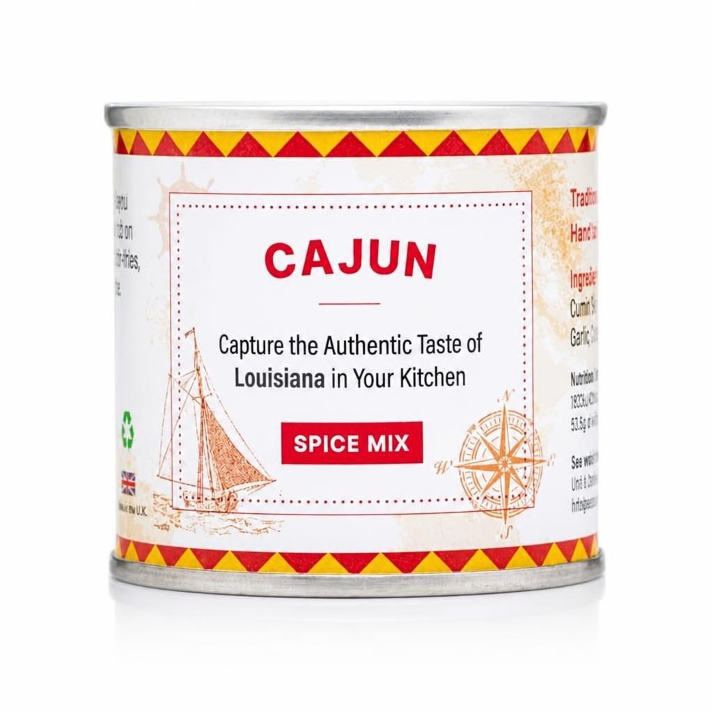 Seasoned Pioneers Cajun Spice Mix Tin 55g