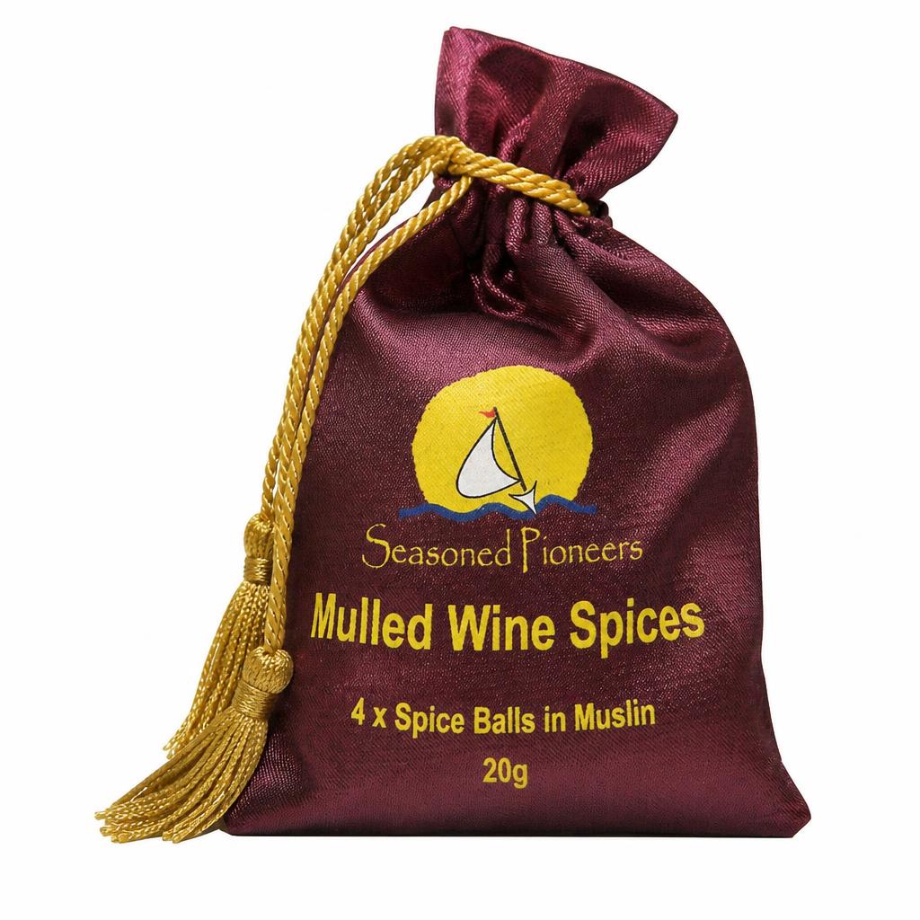 Seasoned Pioneers Mulled Wine Spices Drawstring Bag