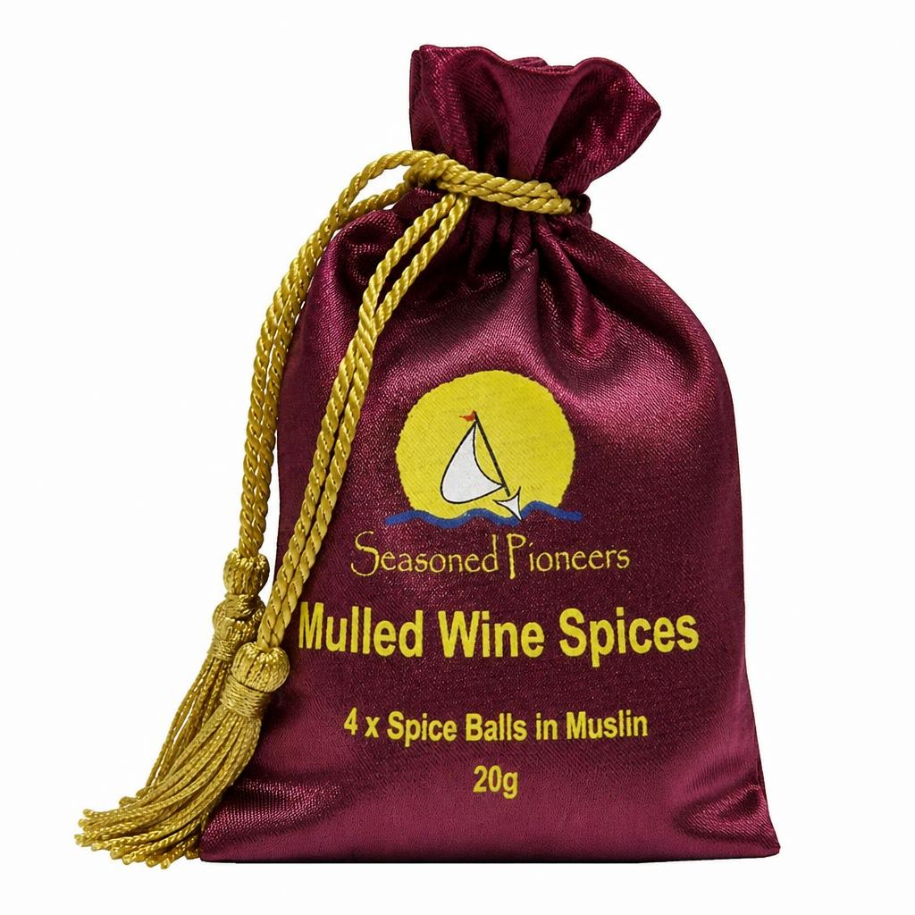 Seasoned Pioneers Mulled Wine Spices Drawstring Bag