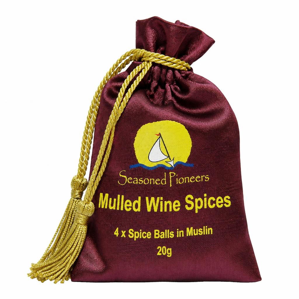 Seasoned Pioneers Mulled Wine Spices Drawstring Bag