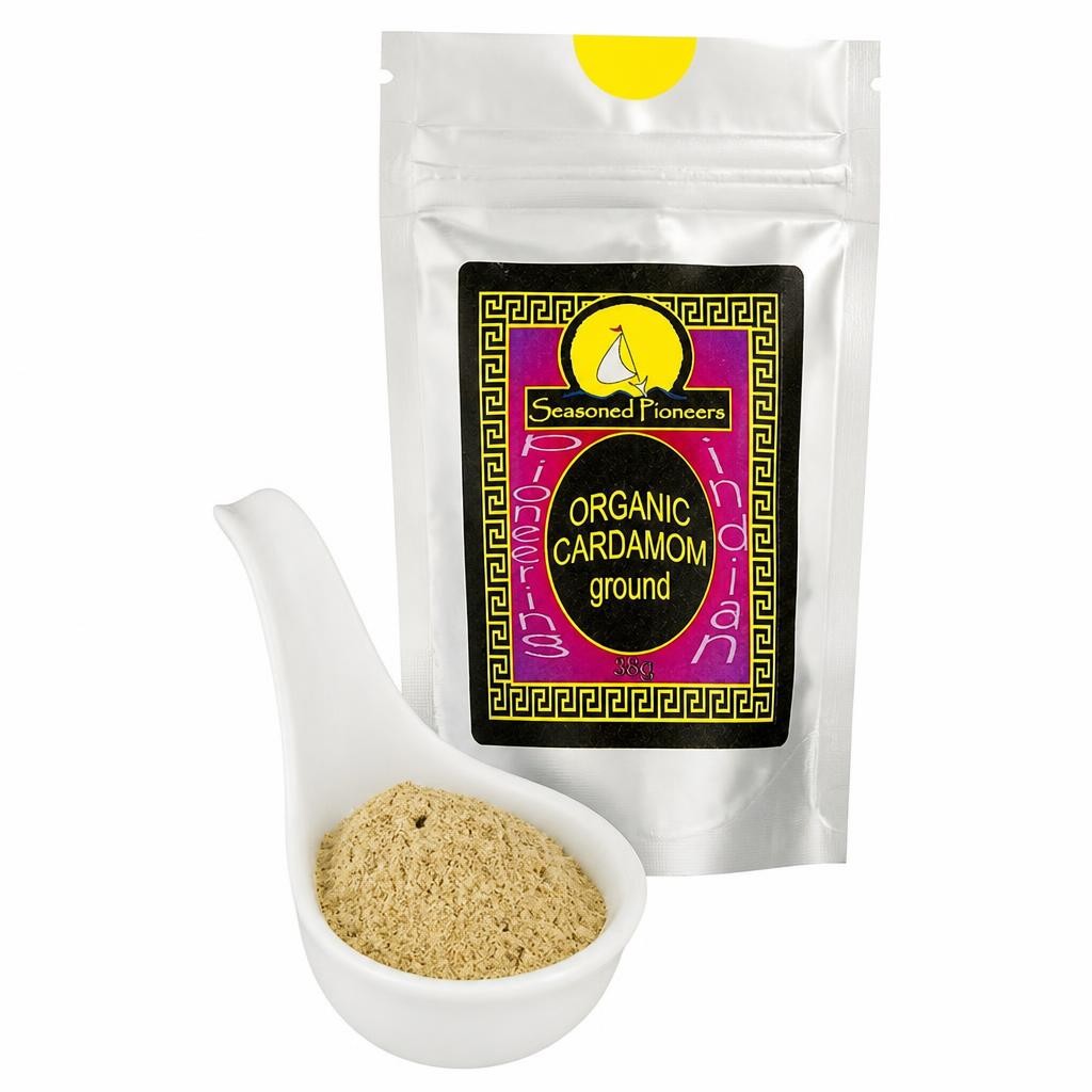 Seasoned Pioneers Organic Cardamom Ground 38g