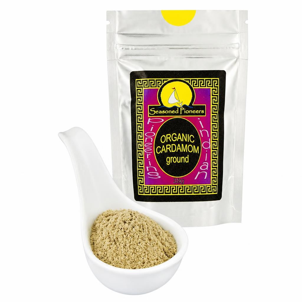 Seasoned Pioneers Organic Cardamom Ground 38g
