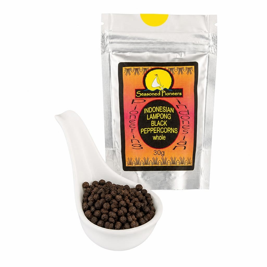 Seasoned Pioneers Black Pepper Indonesian Lampong 30g