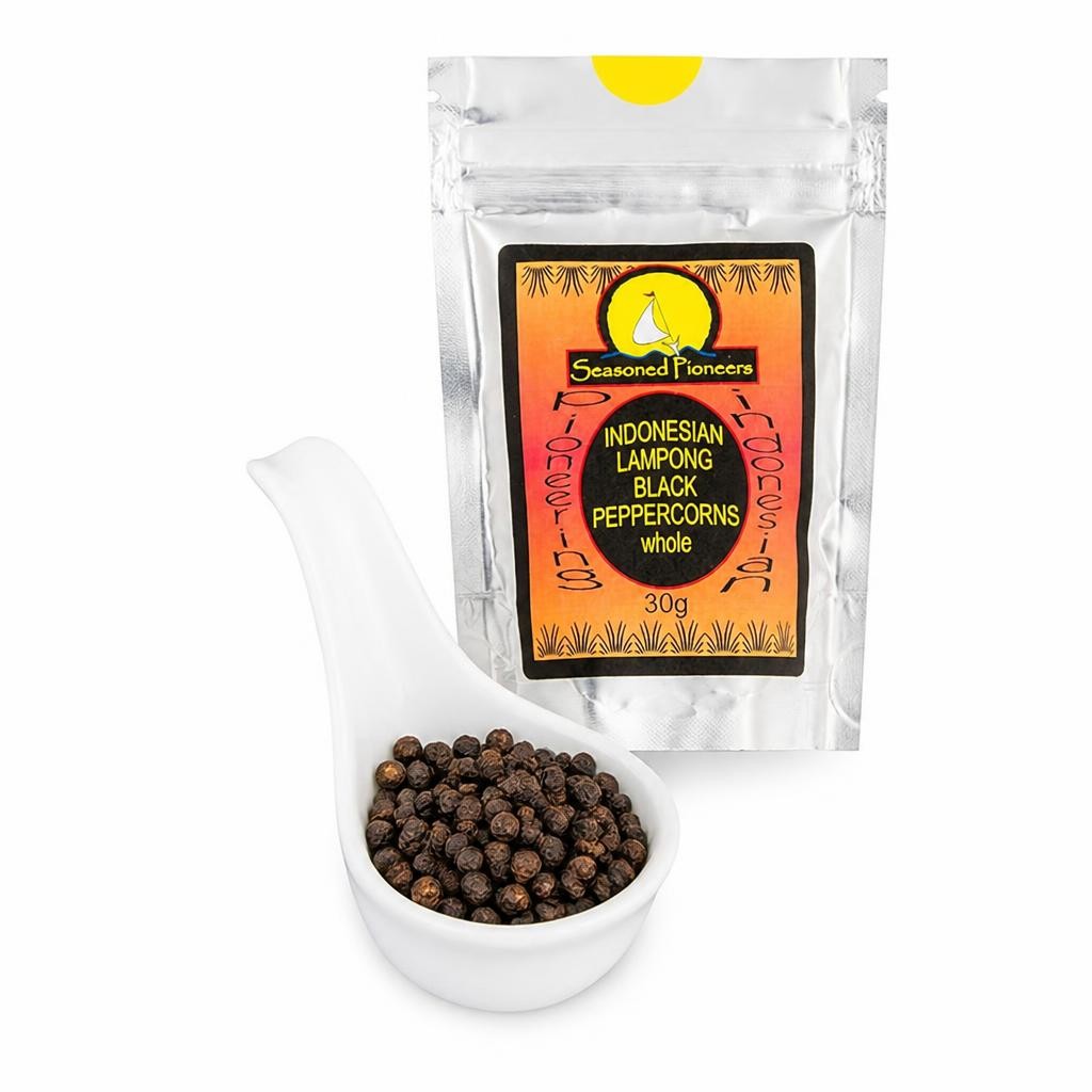 Seasoned Pioneers Black Pepper Indonesian Lampong 30g