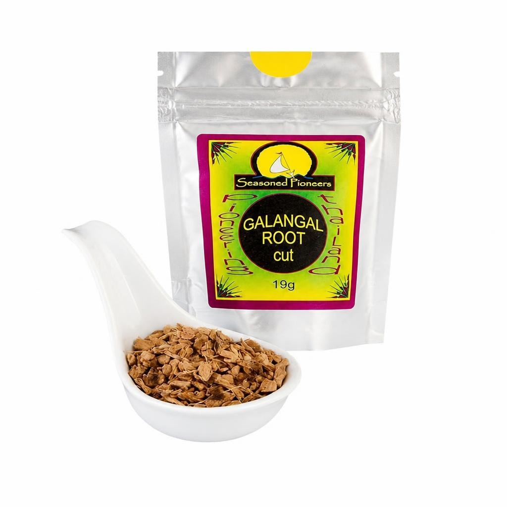 Seasoned Pioneers Galangal Root Cut Packet 19g