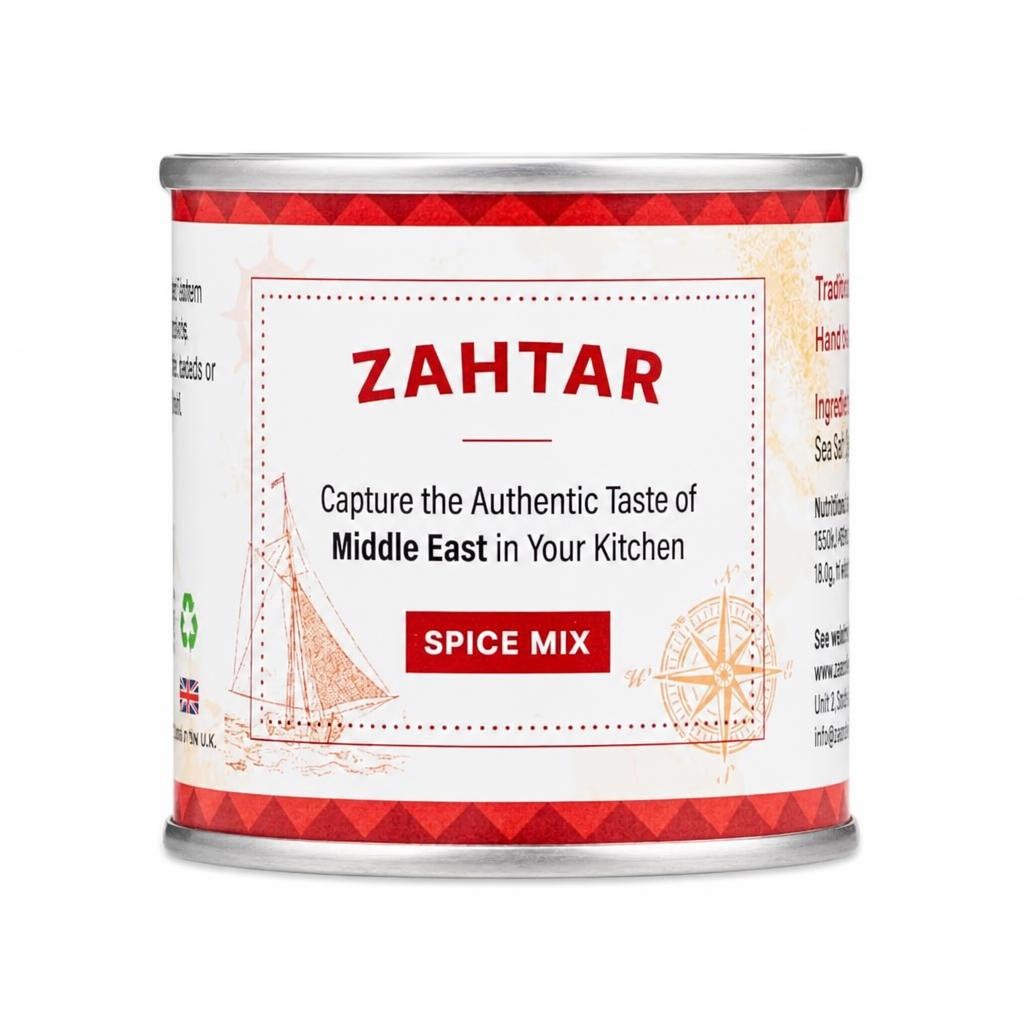 Seasoned Pioneers Spice Tin Zahtar Spice Mix 50g