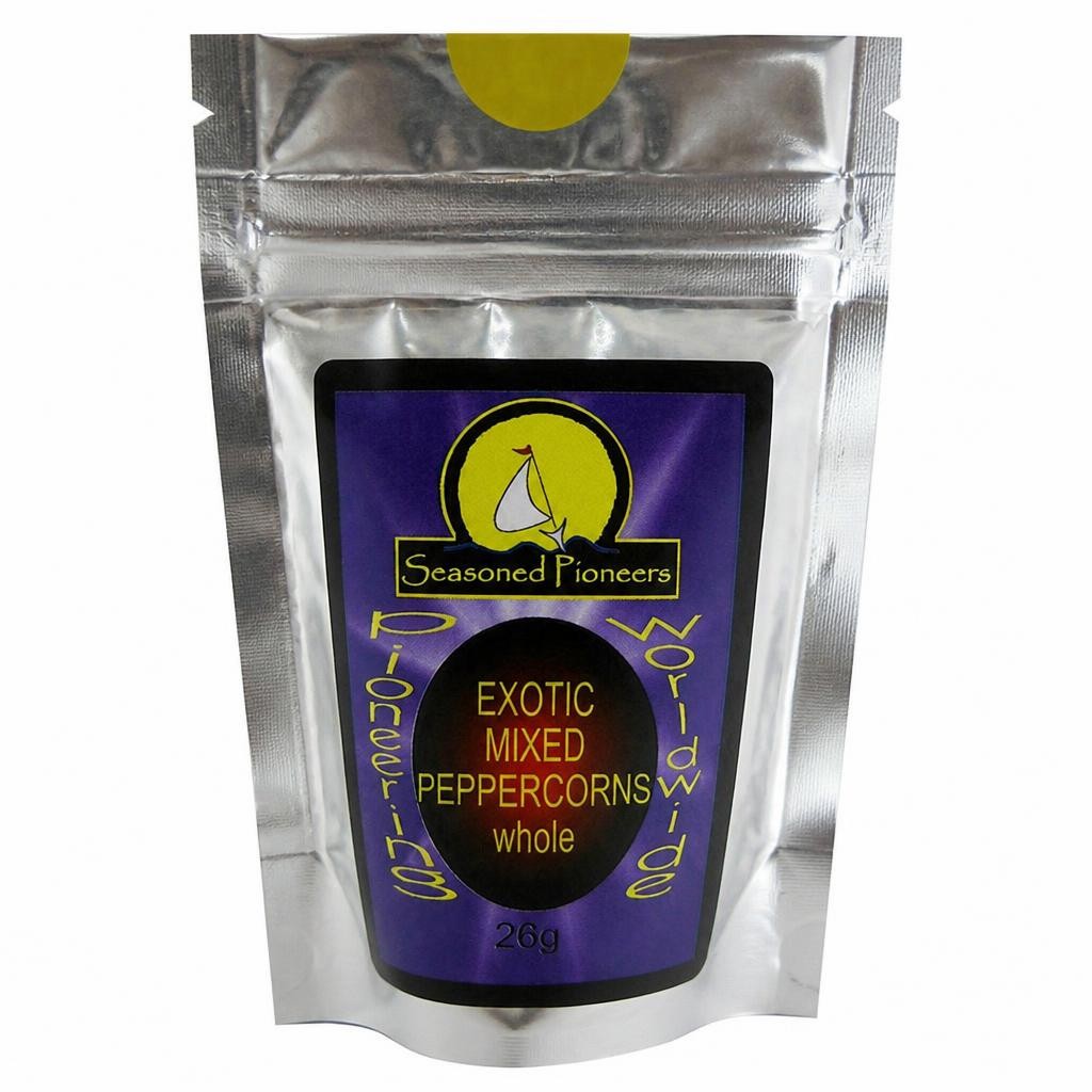 Seasoned Pioneers Exotic Mixed Whole Peppercorns 26g