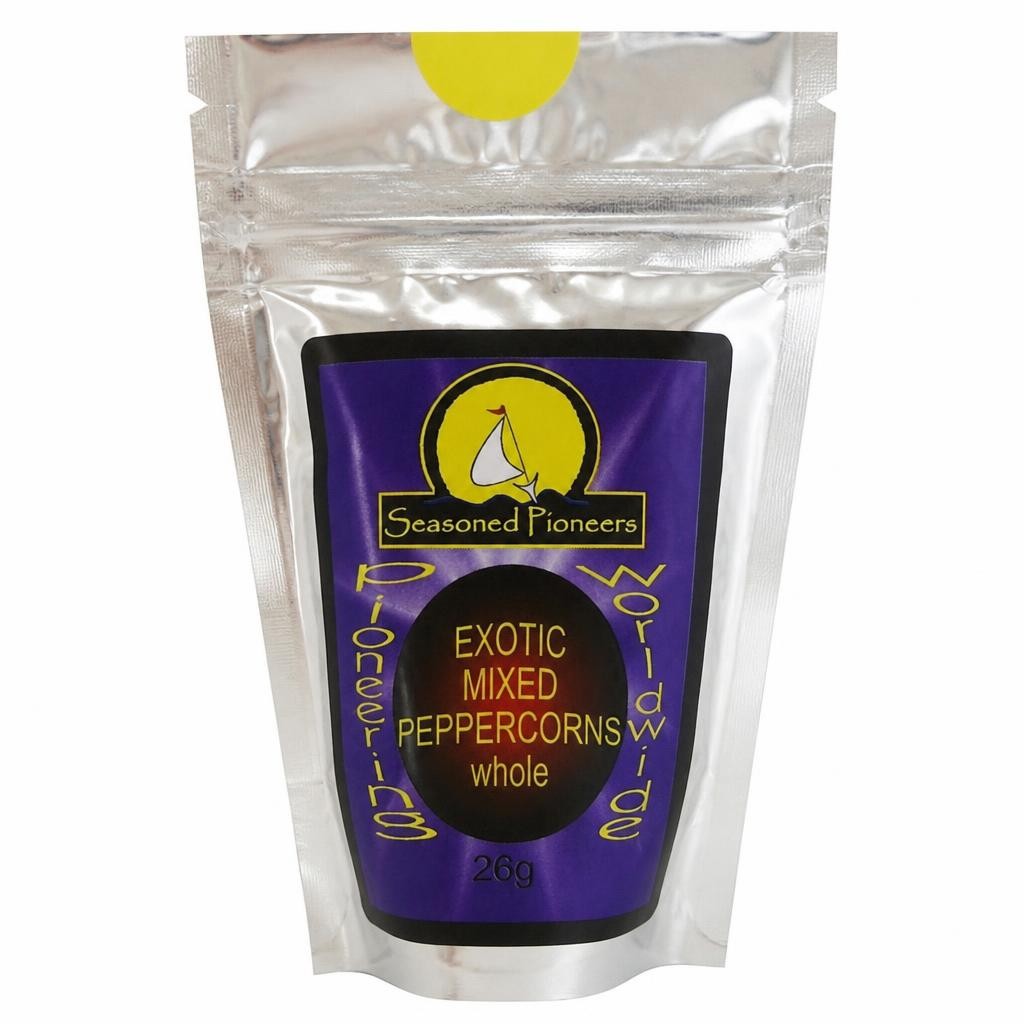 Seasoned Pioneers Exotic Mixed Whole Peppercorns 26g