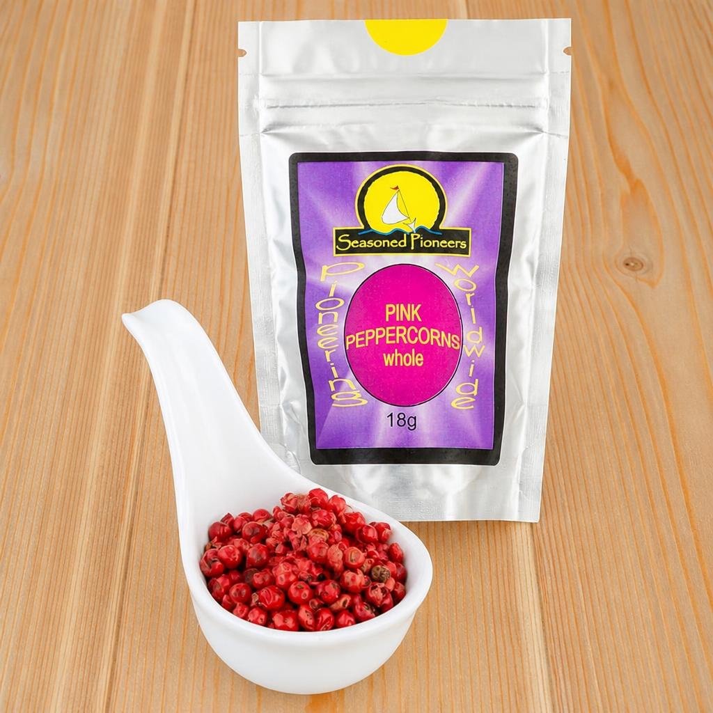Seasoned Pioneers Whole Pink Peppercorns 18g