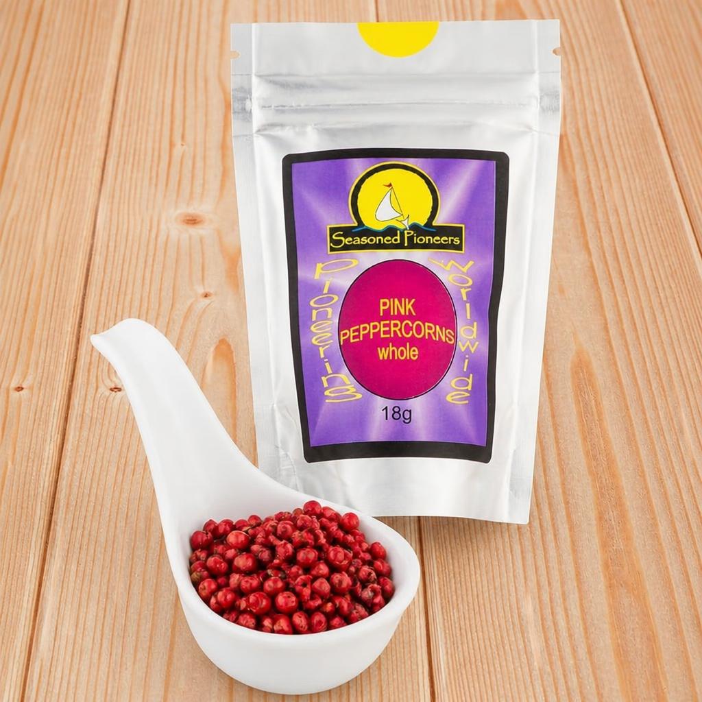 Seasoned Pioneers Whole Pink Peppercorns 18g