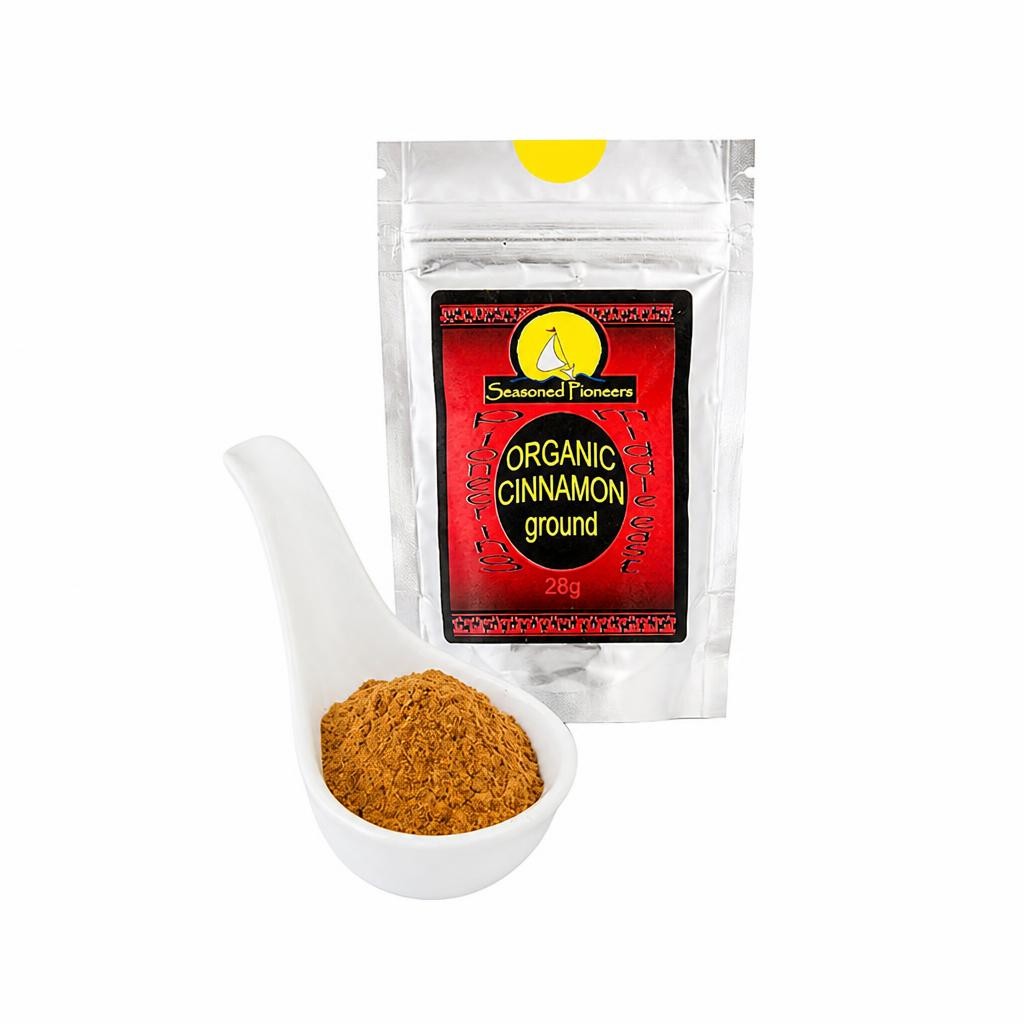 Seasoned Pioneers Organic Ground Cinnamon 28g