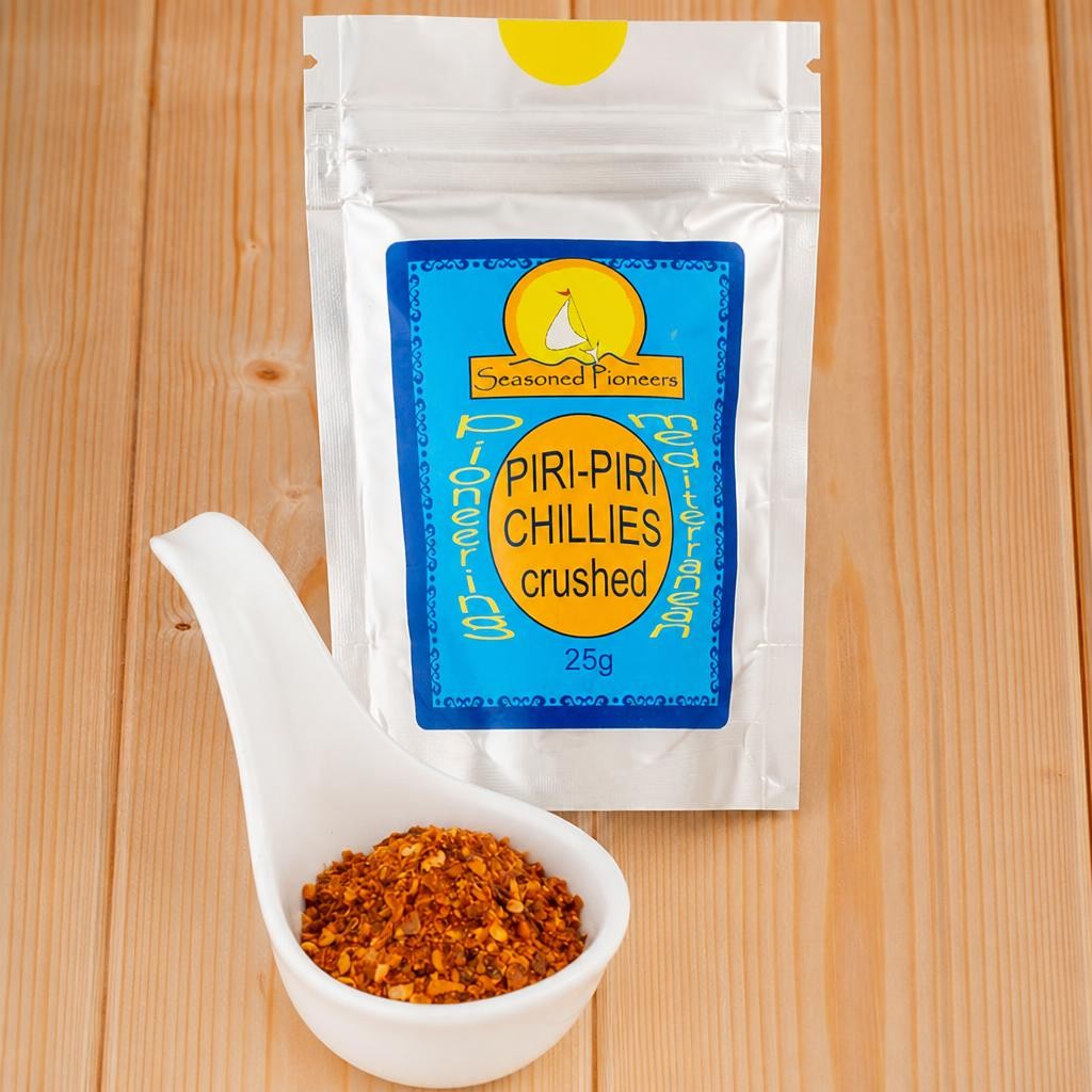 Seasoned Pioneers Piri Piri Chillies Crushed 25g