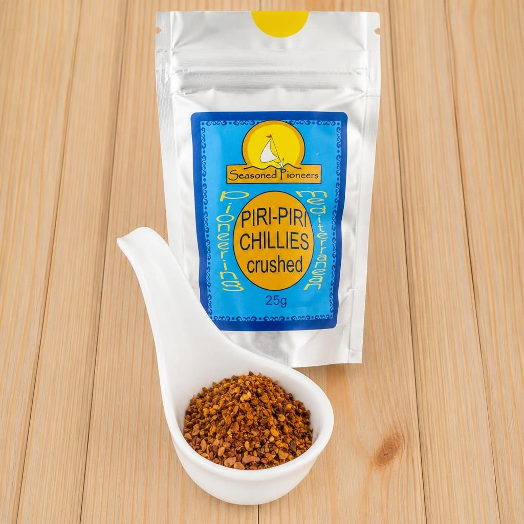 Seasoned Pioneers Piri Piri Chillies Crushed 25g