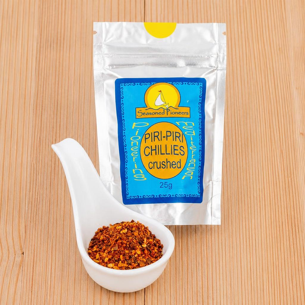 Seasoned Pioneers Piri Piri Chillies Crushed 25g