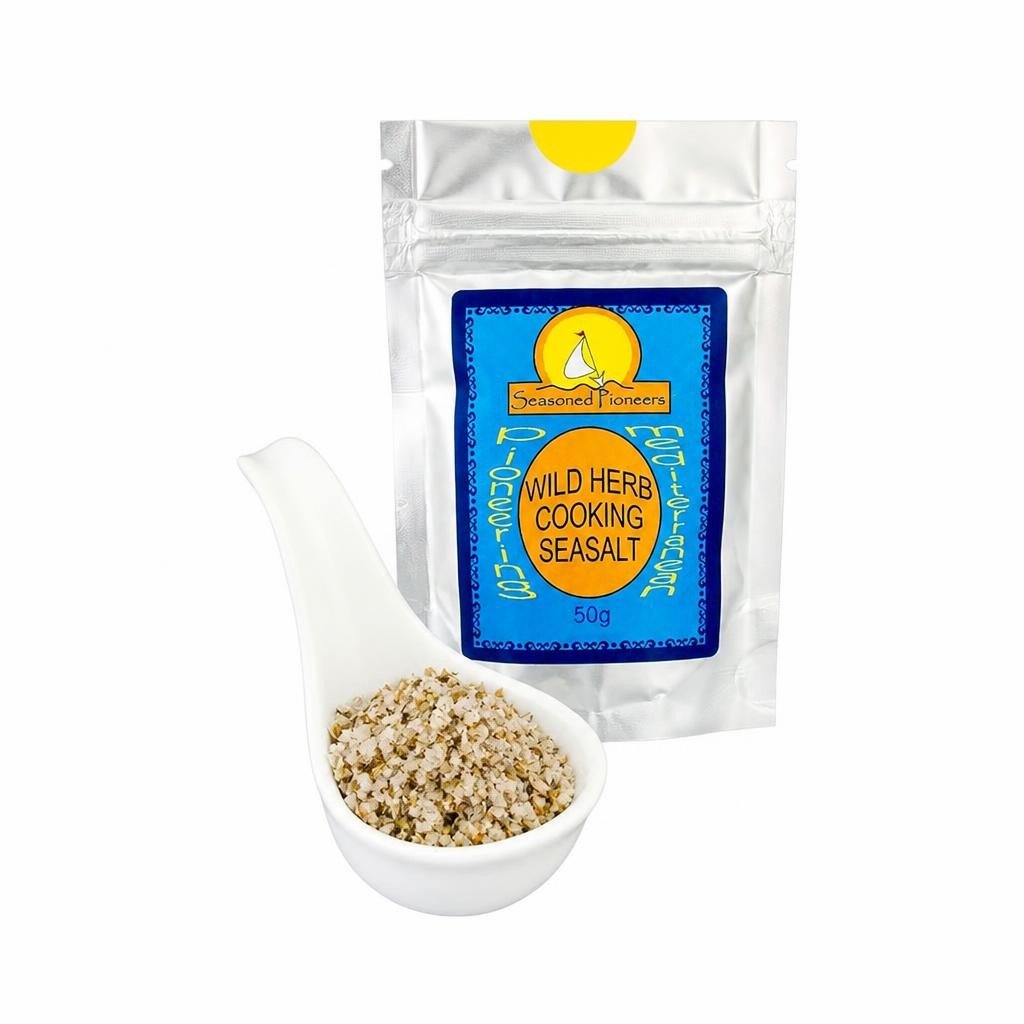 Seasoned Pioneers Wild Herbs Cooking Sea Salt 50g