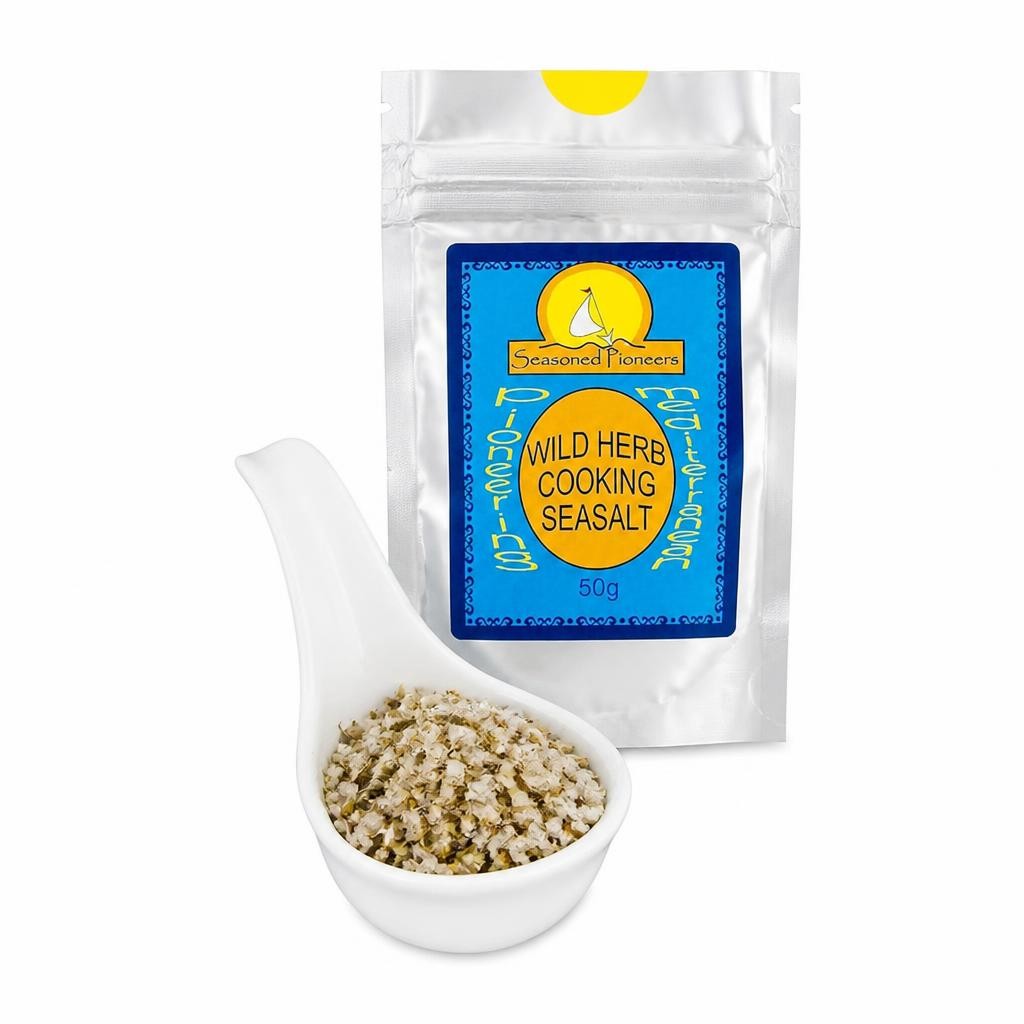 Seasoned Pioneers Wild Herbs Cooking Sea Salt 50g