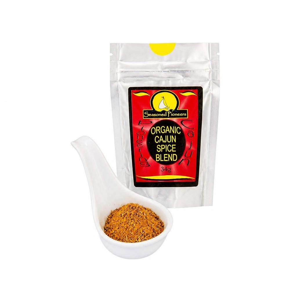 Seasoned Pioneers Organic Cajun Spice Blend 34g