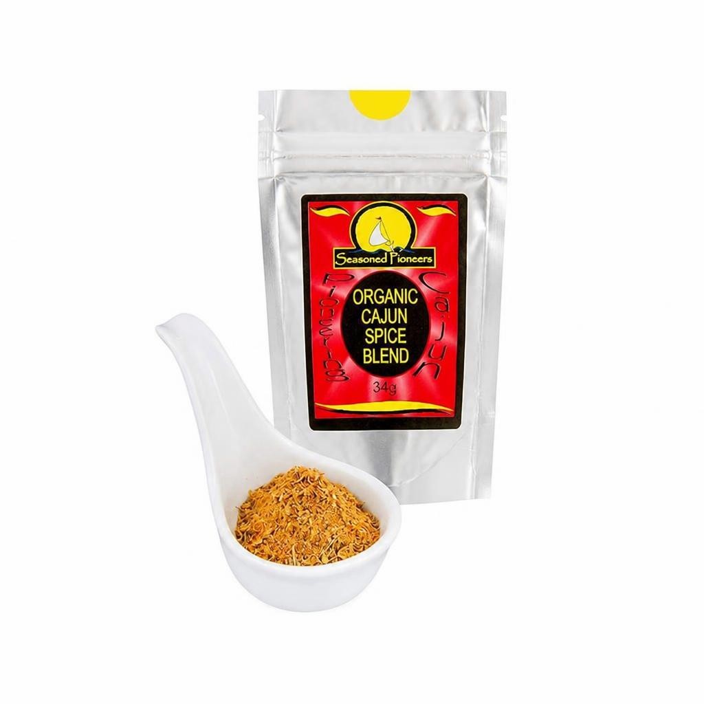 Seasoned Pioneers Organic Cajun Spice Blend 34g