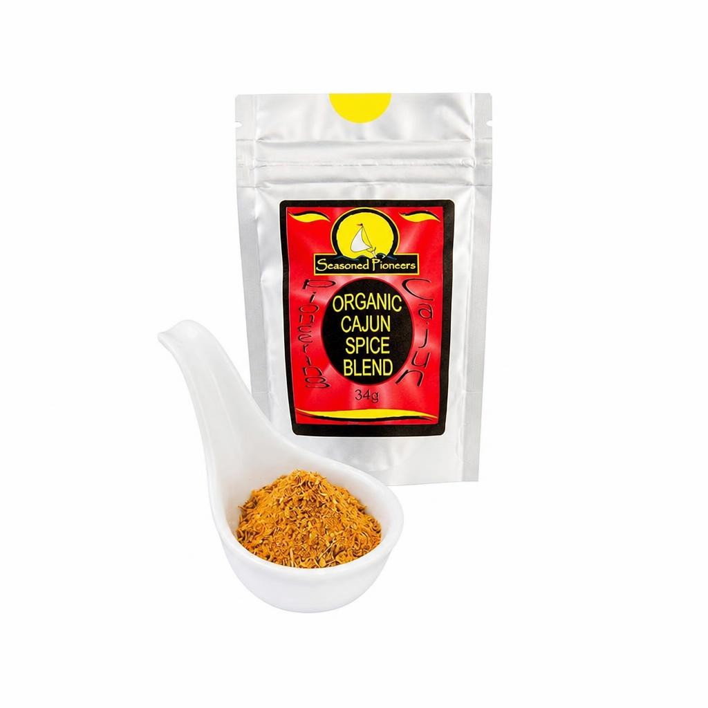 Seasoned Pioneers Organic Cajun Spice Blend 34g