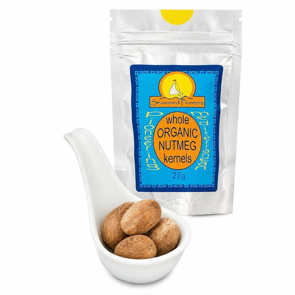 Seasoned Pioneers Organic Nutmeg Kernels 27g