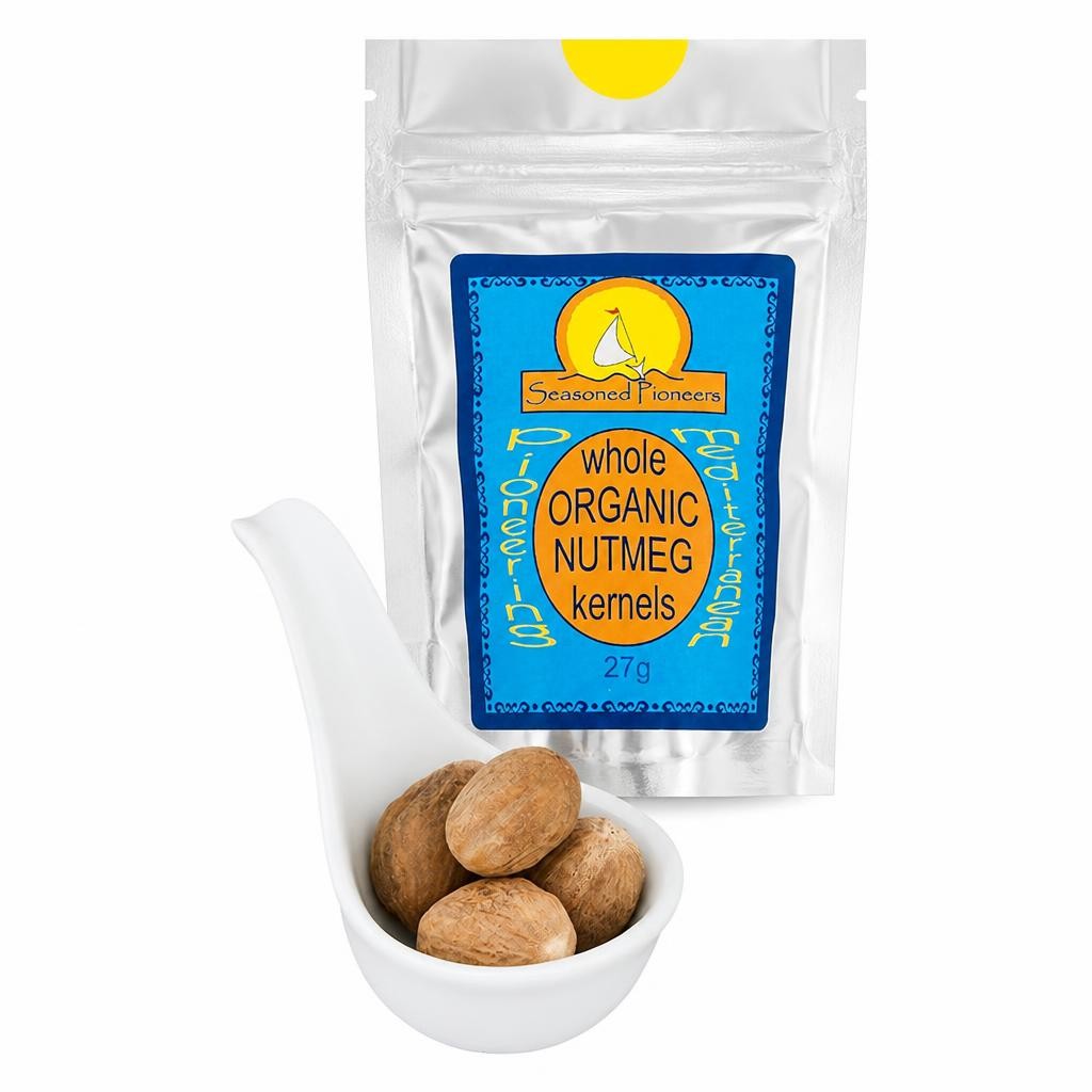 Seasoned Pioneers Organic Nutmeg Kernels 27g