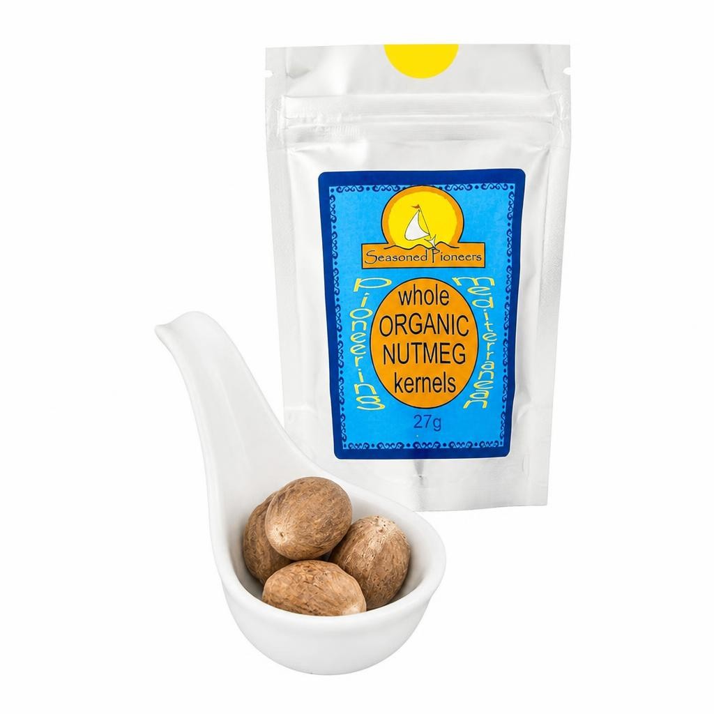 Seasoned Pioneers Organic Nutmeg Kernels 27g