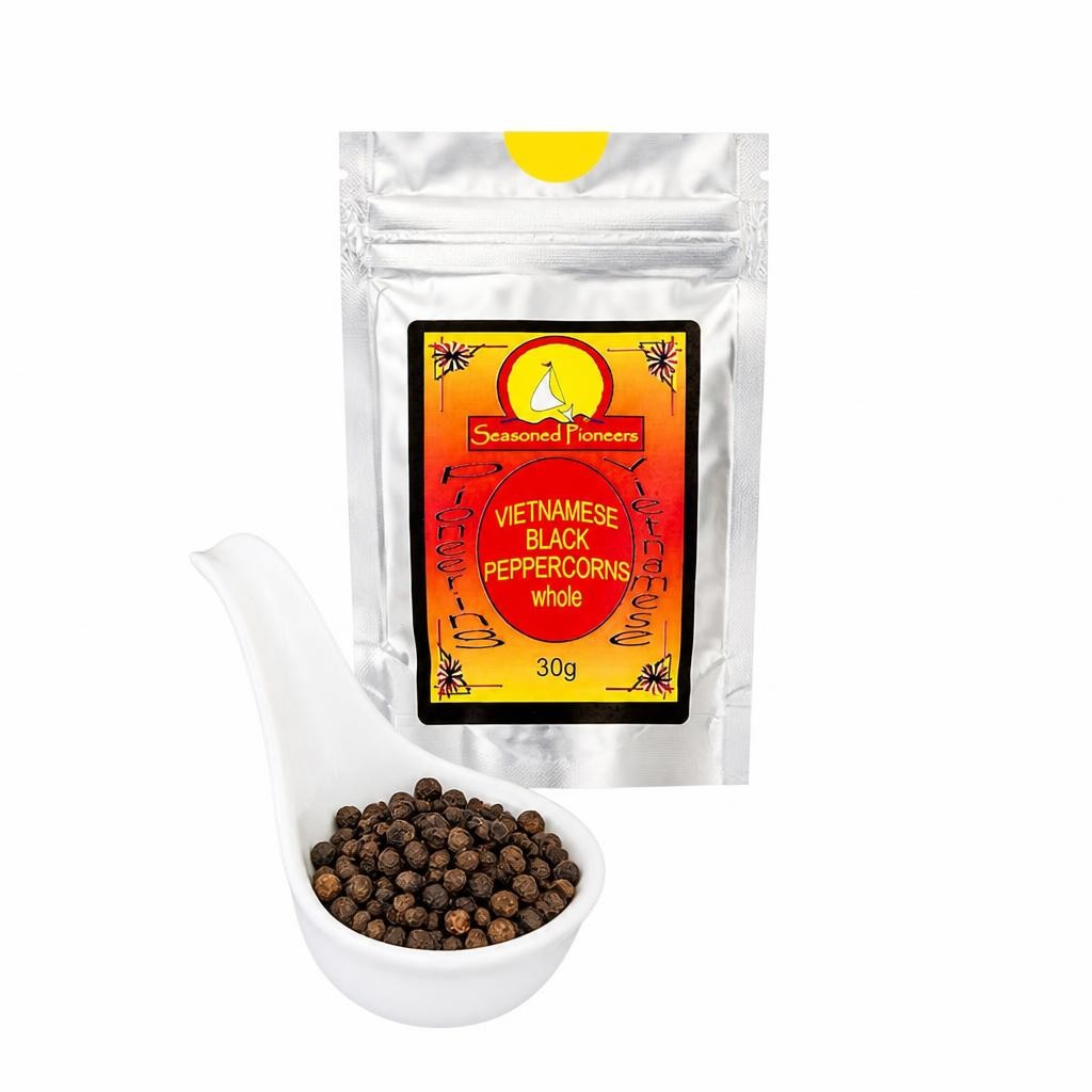 Seasoned Pioneers Vietnamese Black Peppercorns 30g