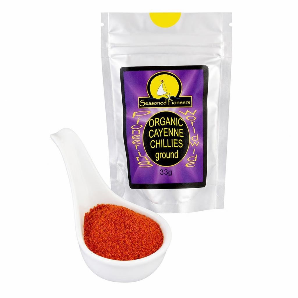 Seasoned Pioneers Organic Cayenne 33g